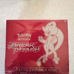XY BREAKthrough Elite Trainer Box Mega Mewtwo Y Brand New & Factory Sealed RARE