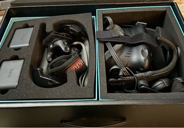 Htc vive vr headset with trackers full body