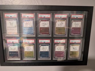 PSA 10 and one 9 Pokémon Yu Nagaba Eeveelution Complete Set 10 Cards