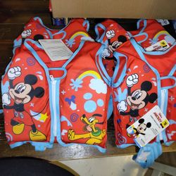 Mickey Mouse Fabric Swim Vest size S/M