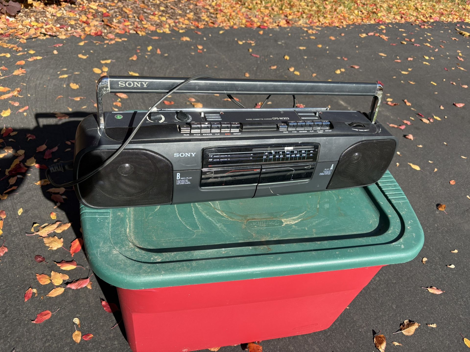Sony Boom Box Radio/Cassette Player