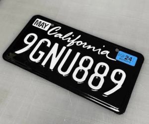 License plate wrap