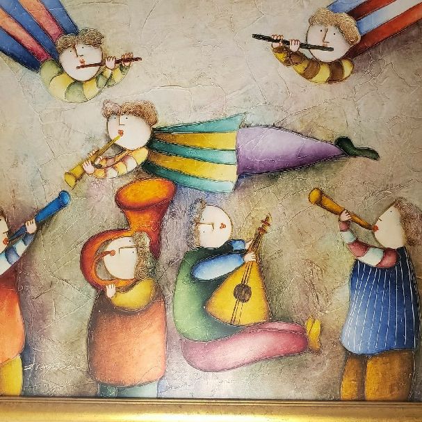 J Roybal Painting,and signature.Verry Nice Piece.