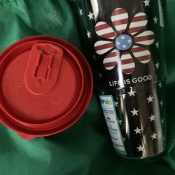 New “ Life Is Good”   Big Tumbler By Tervis