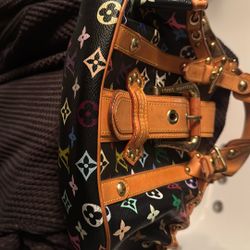 Louis Vuitton Theda   Multi Color Handbag 