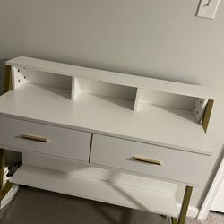 Makeup Vanity Desk With Mirror 