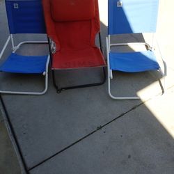 Beach chairs