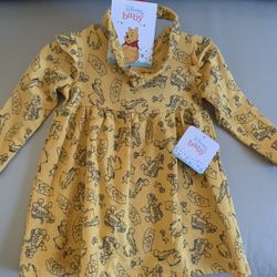 New Winnie The Pooh Outfit Sz 18M