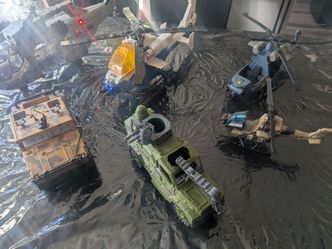 Army  helicopter tank gi joes
