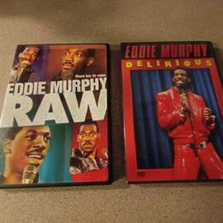 eddie murphy-raw & delirious stand up comedy dvd's