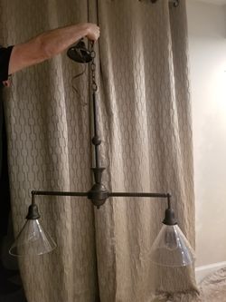 Chandelier 2 bulb- Pottery Barn