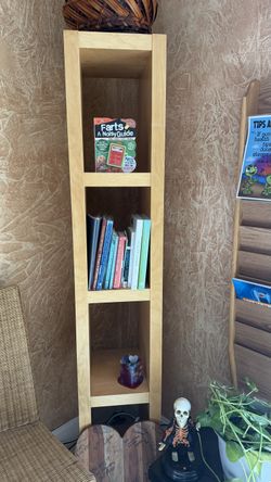 Nice thick oak wood book shelf