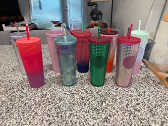 Starbucks Cold Cup Tumblers – Lot of 8