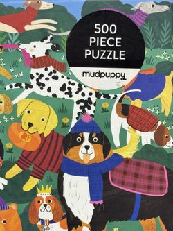 Puzzles-Mudpuppy Doggone Days Jigsaw Puzzle (500 Pieces) Artist Rebecca Jones