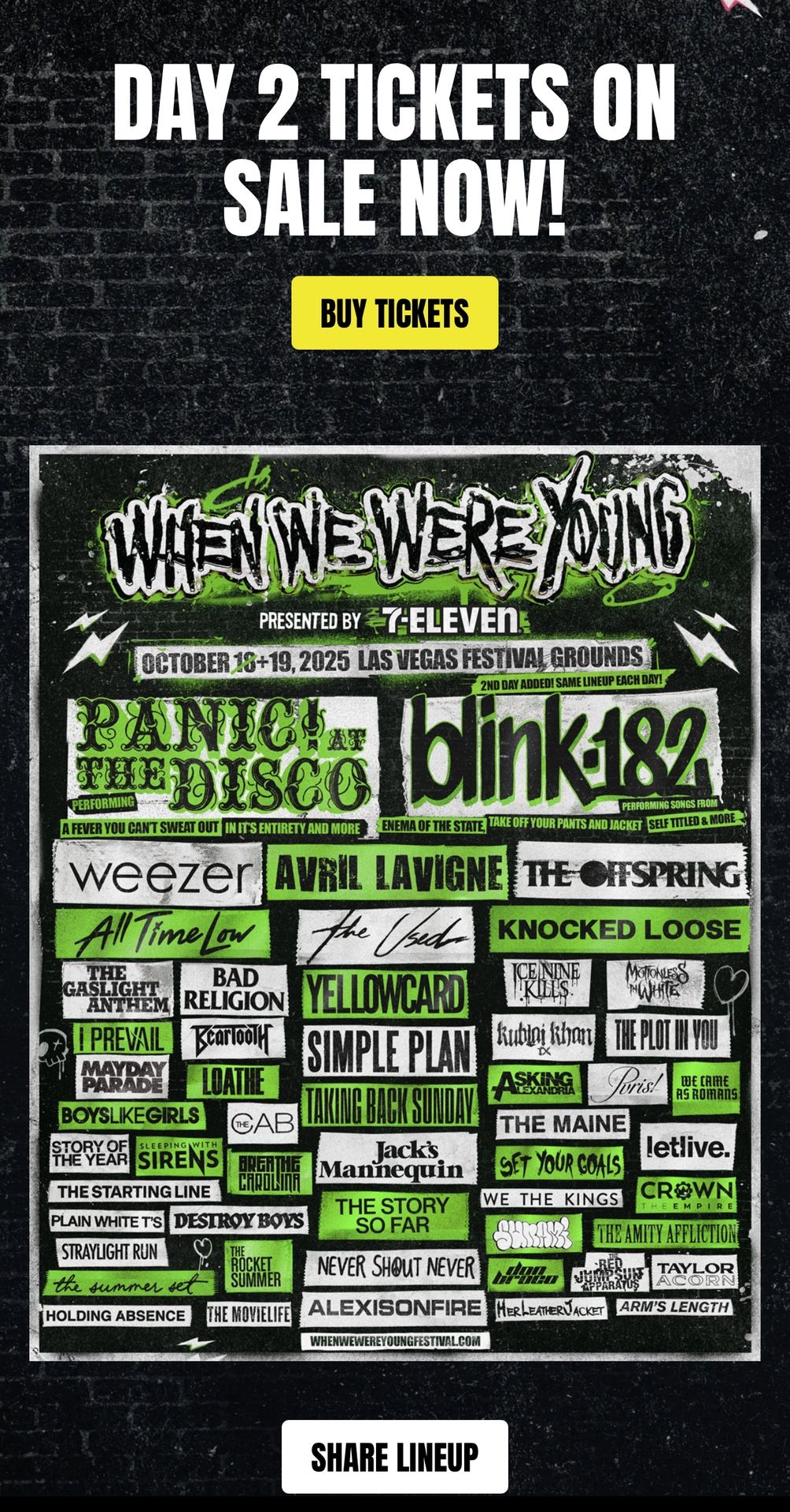 When We We’re Young Tickets (2tickets)