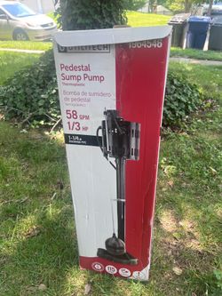 Utilitech 1/3-HP 115 -Volt 58-Gallon Thermoplastic Pedestal Sump Pump