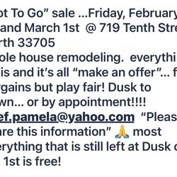 yard sale