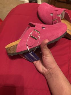 Pink Birkenstock Clogs