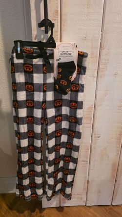Modern Kids Halloween pants and socks Sleepwear Set XL