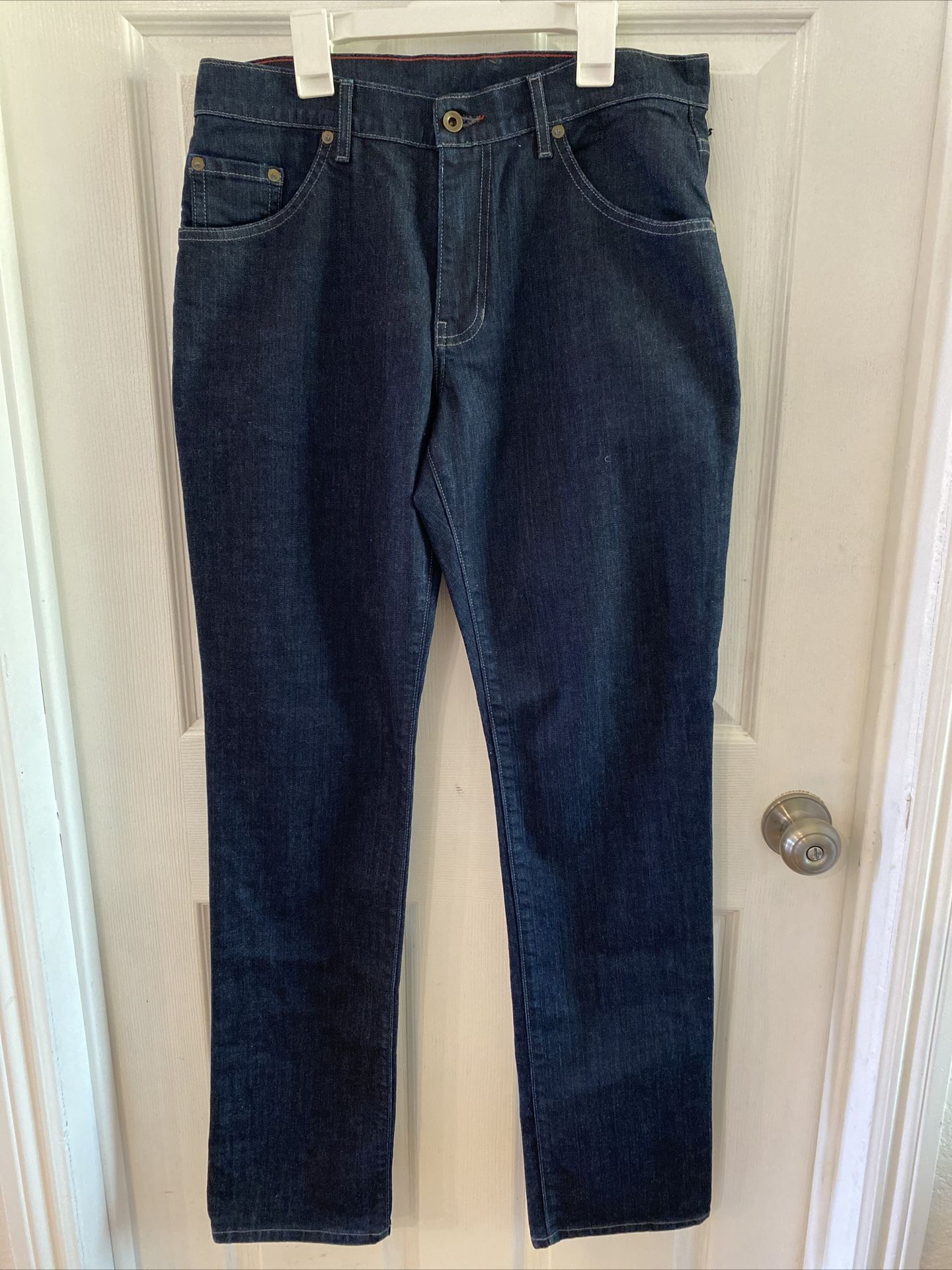 RALEIGH DENIM Womens Surry Perfecto Thin Fit Jeans Denim Pants 31 X 33