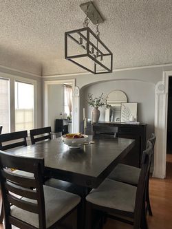 Dining table and server