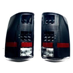 TAIL LIGHTS FOR 07-14 GMC SIERRA BLACK HOUSING LED TAIL LIGHT