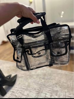 Clear makeup bag