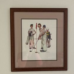 Pair Of Norman Rockwell Art