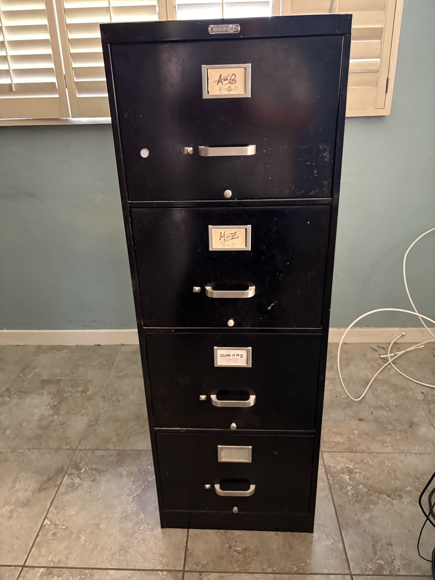 Filing This Under “Great Deal” - 4-Drawer Black Filing Cabinet