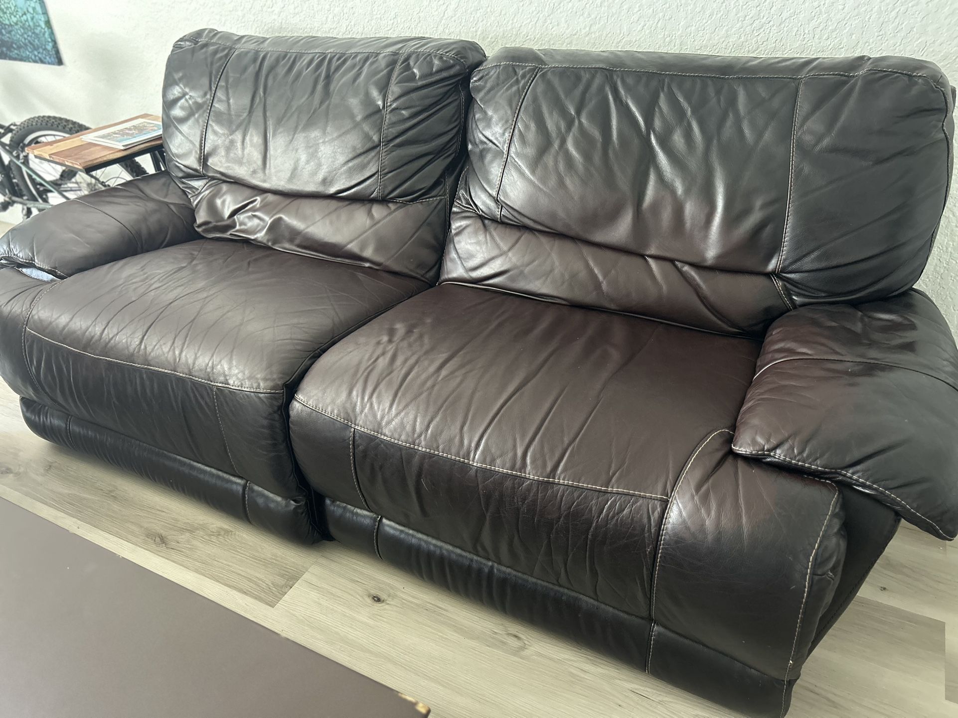 Leather Couch!