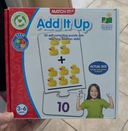 The Learning Journey Match It! Add It Up Math Puzzle Game (Ages 3-6)