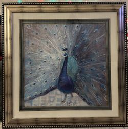 Beautiful Large Decorative Peacock Picture