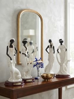 Art Deco Figurines Set of 2