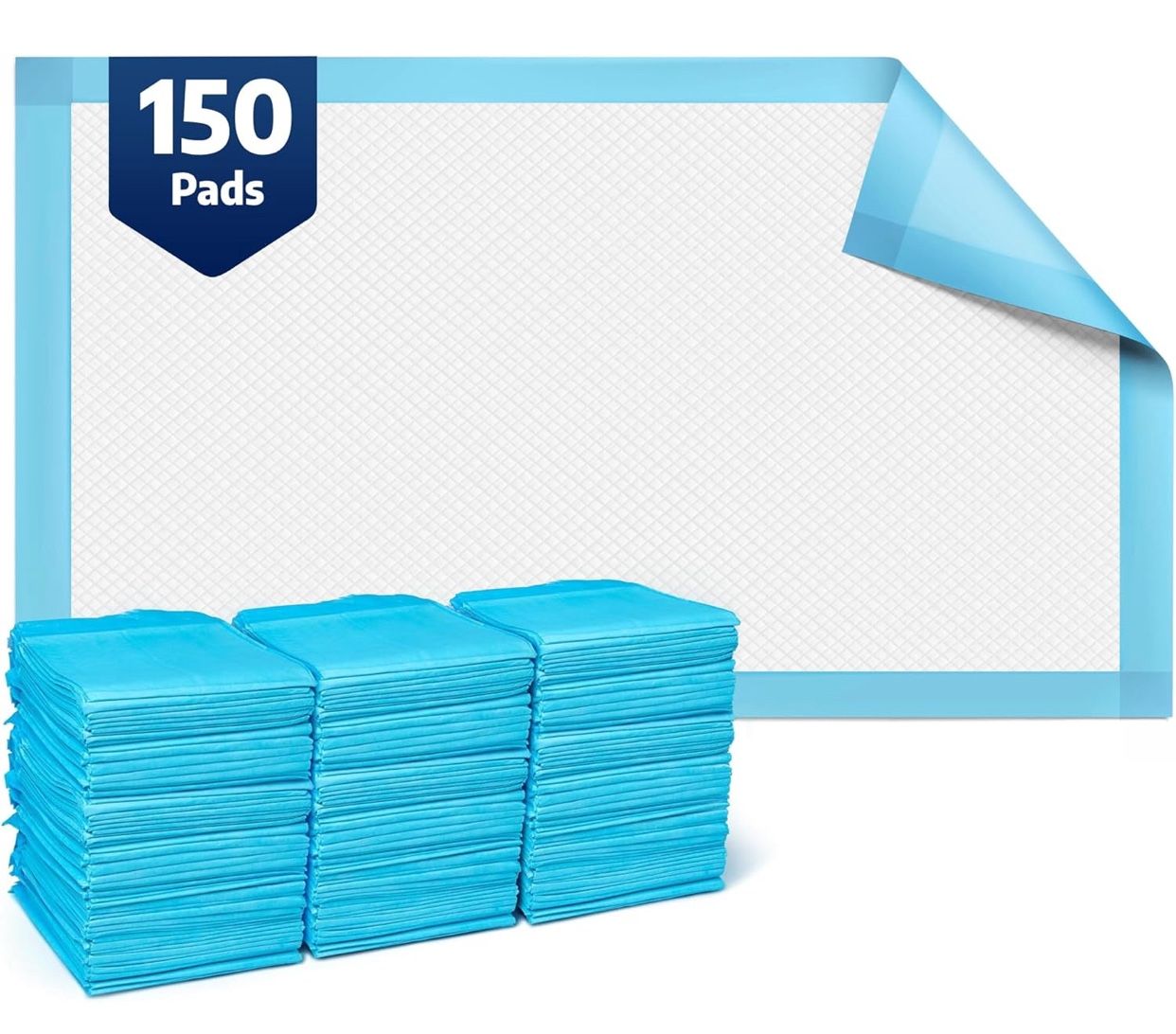 BodyMed Disposable Chucks Incontinence Underpads, 23 in. x 36 in., 150 Pads, High Absorbency