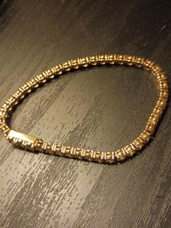 Jaxxon round cut tennis bracelet