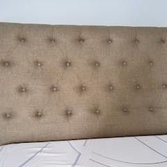 Queen Size Headboard and Footboard for sale (Mattress not included)