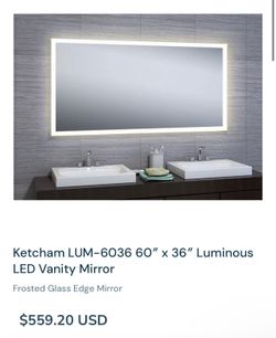 Ketcham LUM-6036 60″ x 36″ Luminous LED Vanity Mirror