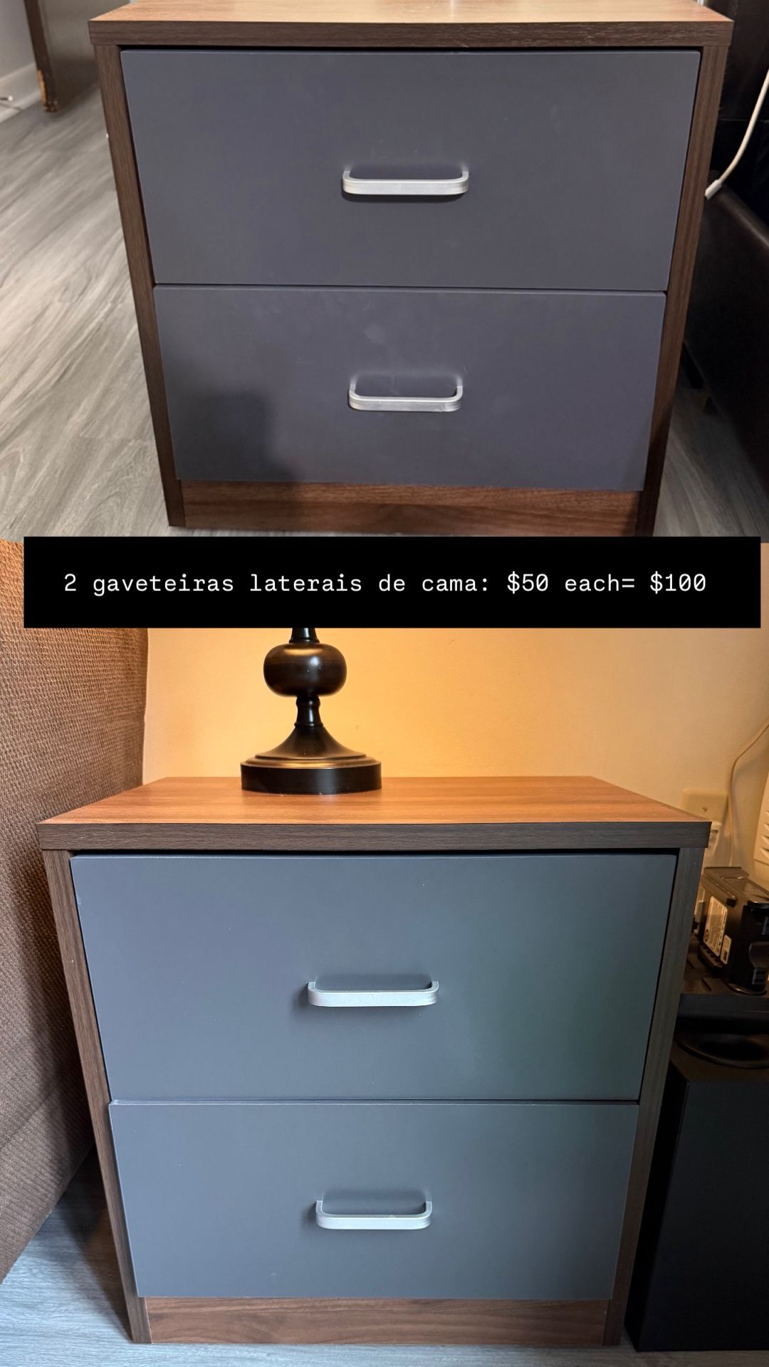 Set Of 2 Nightstands