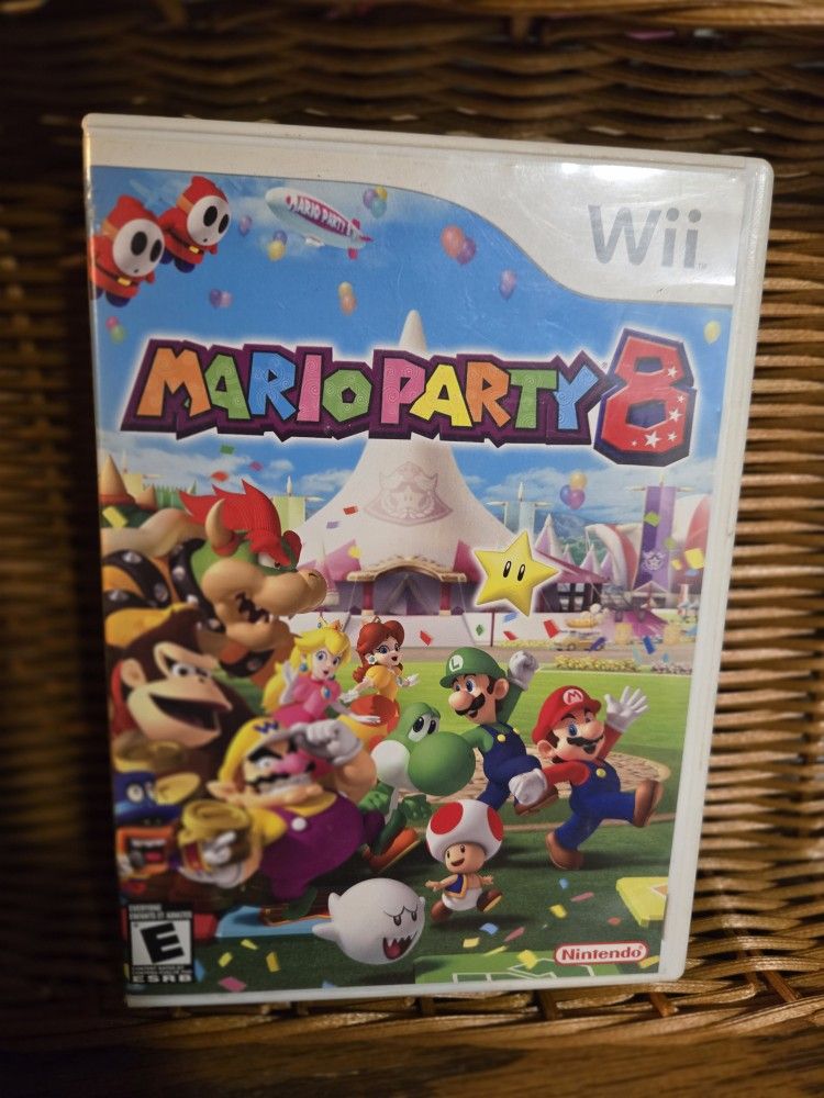 Mario Party 8 (Nintendo Wii, 2006) Complete CIB - TESTED and WORKING