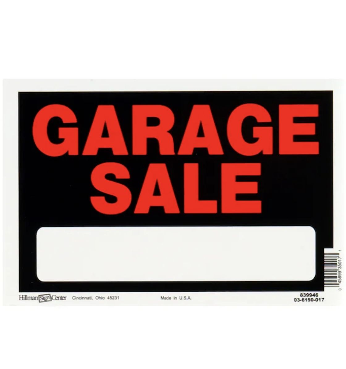 Garage Sale 