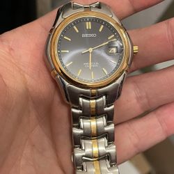 Gold And Silver Seiko Watch 