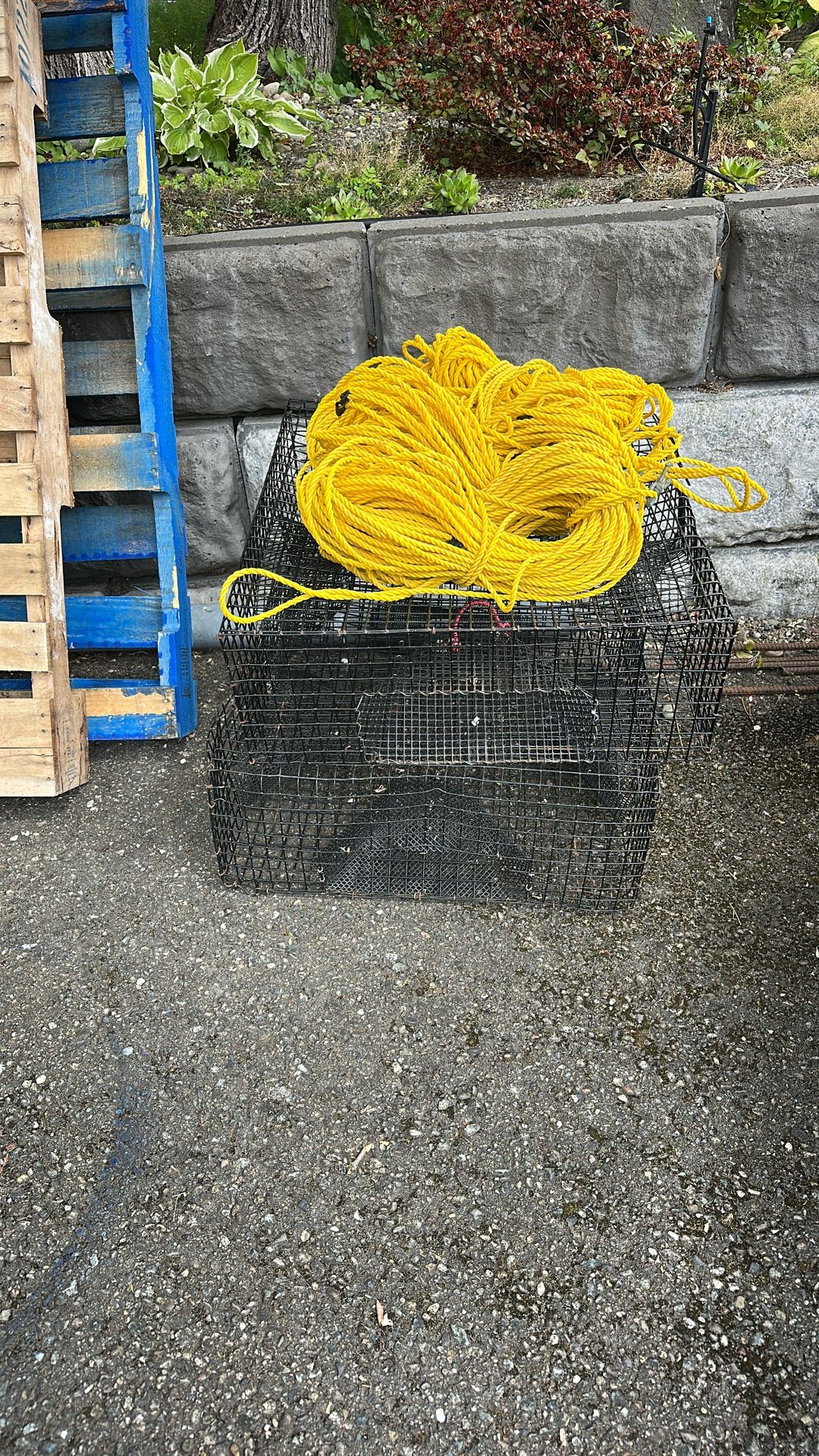 2 Shrimp Pots With Rope!