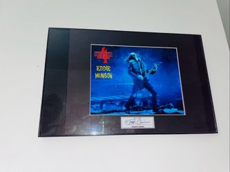 Signed memorabilia-Joseph Quinn-as Eddie Munson-from Stranger Things4