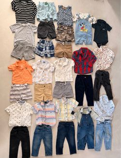 Toddler Boy Clothes Lot 18 Months 30+ Pieces