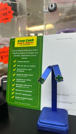 EARRINGS CLOVER LEAF 14k