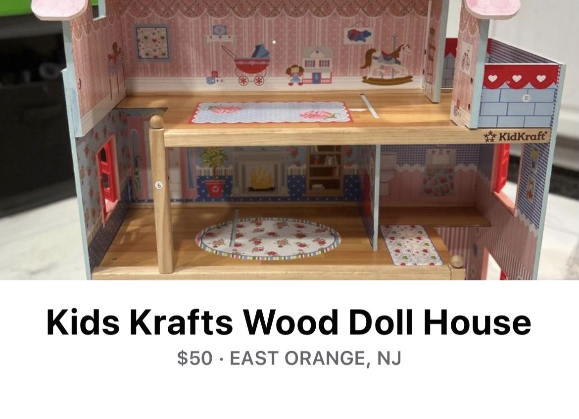 Kids Krafts Wood Doll House