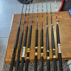Saltwater Roller Rods , Trolling Rods ,heavy Fishing Rods 