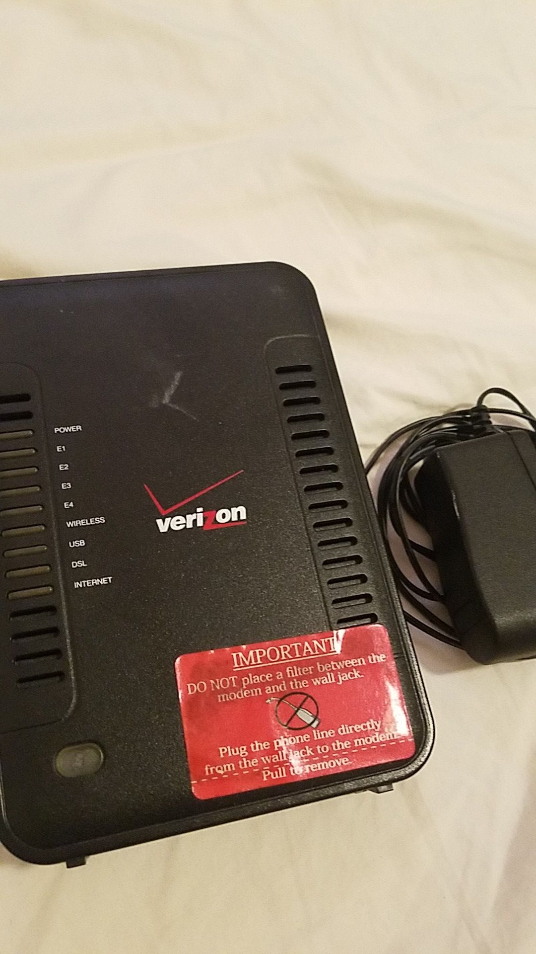 Verizon router: model 7500