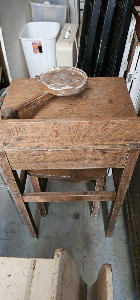 Antique school desk