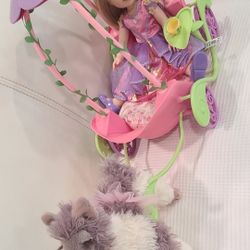 American girl doll Wellie Wishers 14,5 inch, Carriage Playset 